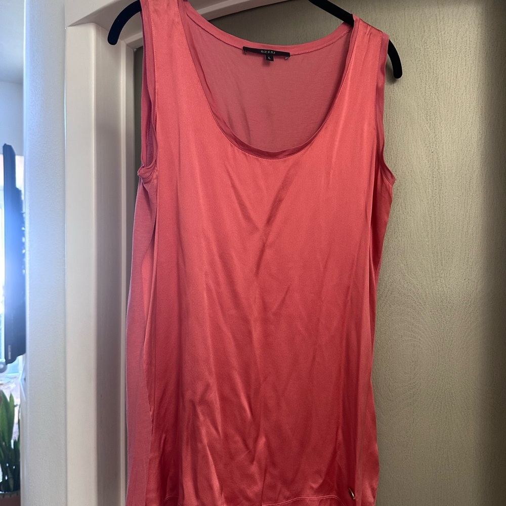 Gucci silk and jersey tank. Size L